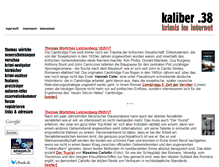 Tablet Screenshot of kaliber38.de